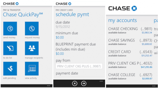 Chase Mobile Finally Coming To Windows Phone Tecklyfe Windows Phone Has Been Left Behind When It Comes To Mobile Banking S We Ve Had One For Bank Of America A While Now