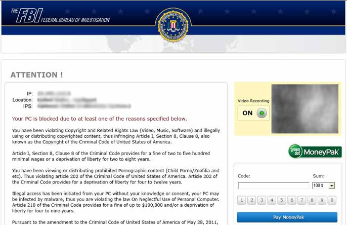 Removal Of FBI Moneypak Win32/Reveton Virus Ransomware 2
