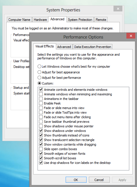 Tech Tip: Visually Speed Up Windows 10 (8.1/8/7/Vista/XP) 31 Tech Tip: Visually Speed Up Windows 10 (8.1/8/7/Vista/XP) 10