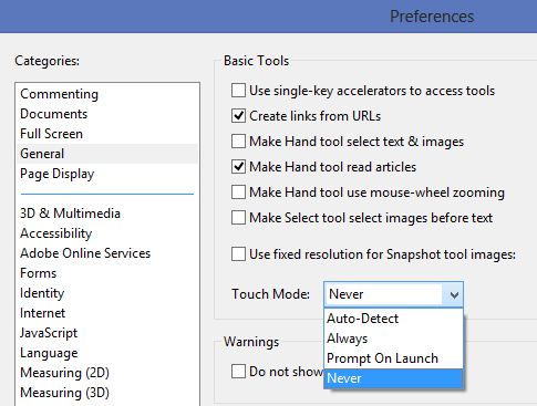 disable-touch-mode-adobe-acrobat