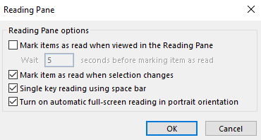 How To Display Current Message In Reading Pane While Scrolling With Arrows In Outlook 2016 2