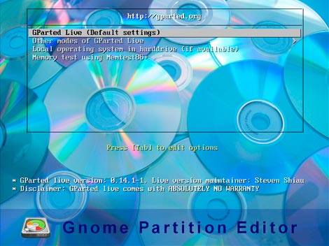 Use GParted to increase disk size of a Linux native partition 7 Use GParted to increase disk size of a Linux native partition 7