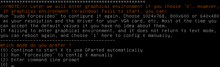 Use GParted to increase disk size of a Linux native partition 8