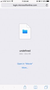 Microsoft Intune iOS Enrollment Safari Undefined Error 1