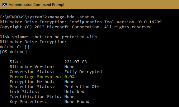 Fix There are no more BitLocker recovery options on your PC 2