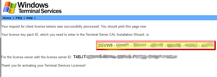 Installing Microsoft Volume License Remote Desktop CALs 4