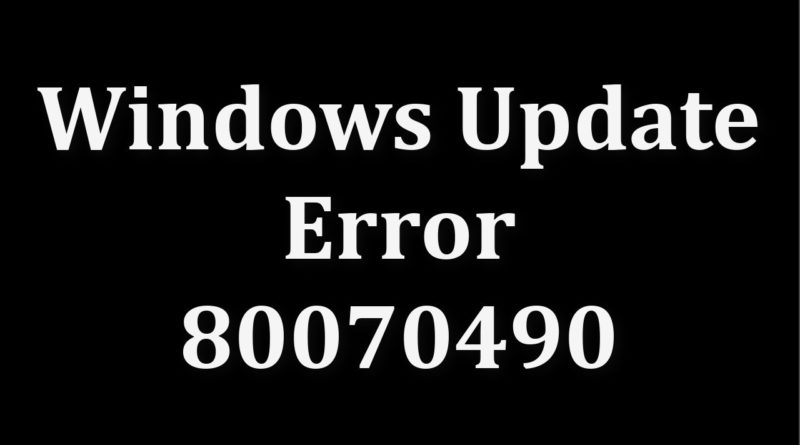 Fix Windows Update KB4532695 Error 0x80070490 4 Windows Update 0x80070490