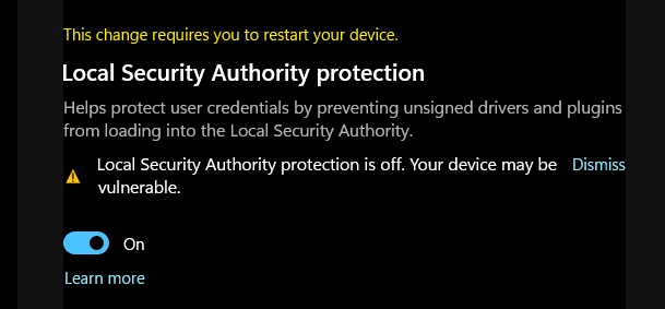 Windows 11 LSAP