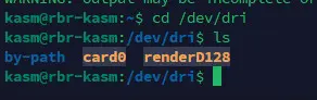 ubuntu i915 dev dri