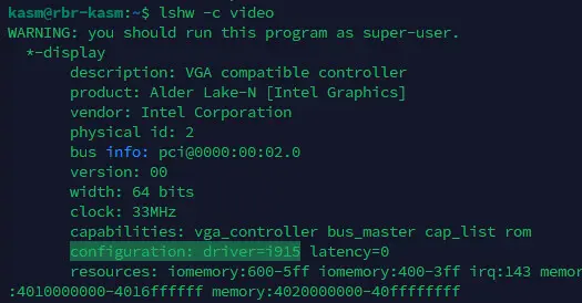 ubuntu i915 driver